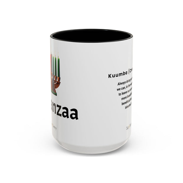 Kuumba 15oz Kwanzaa 2 tone Mug