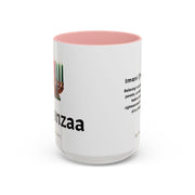 Imani 15oz Kwanzaa 2 tone Mug