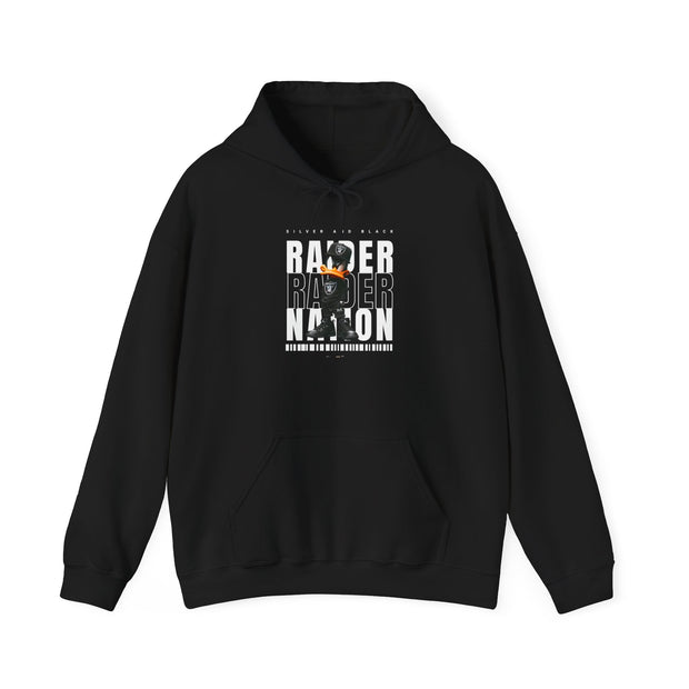 All Black Duck Raider Nation Hoodie