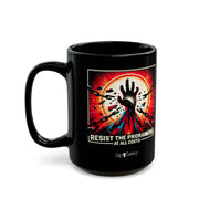 Resist the Programming Black Mug 15oz - Sip-Saavy 