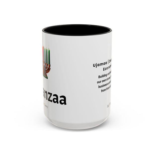 Ujamaa 15oz Kwanzaa 2 tone Mug