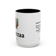 Imani 15oz Kwanzaa 2 tone Mug