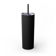 Your Design Here Skinny Tumbler with Straw, 20oz - Sip-Saavy 