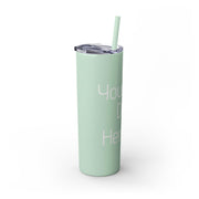 Your Design Here Skinny Tumbler with Straw, 20oz - Sip-Saavy 