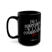 Black Independent Mug 15 oz