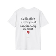 Nurses are the Heartbeat Unisex Softstyle T-Shirt - Sip-Saavy 