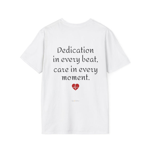 Nurses are the Heartbeat Unisex Softstyle T-Shirt - Sip-Saavy 