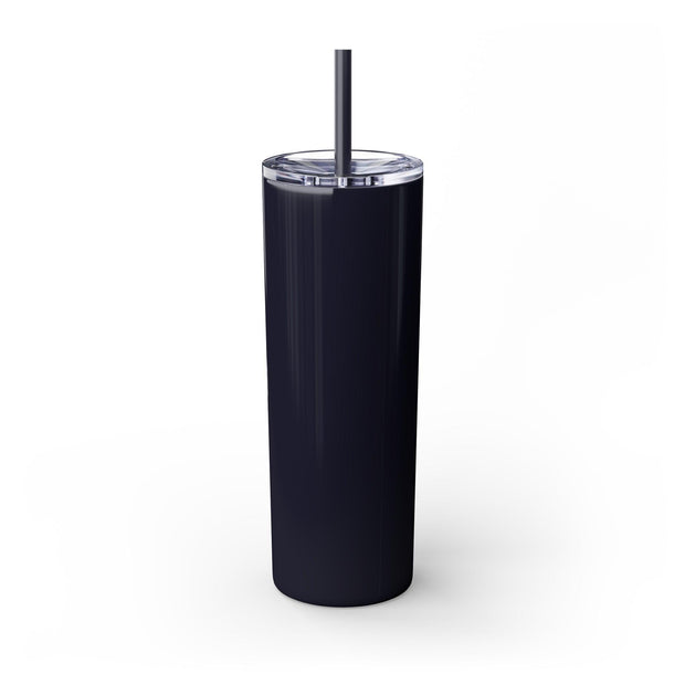 Your Design Here Skinny Tumbler with Straw, 20oz - Sip-Saavy 