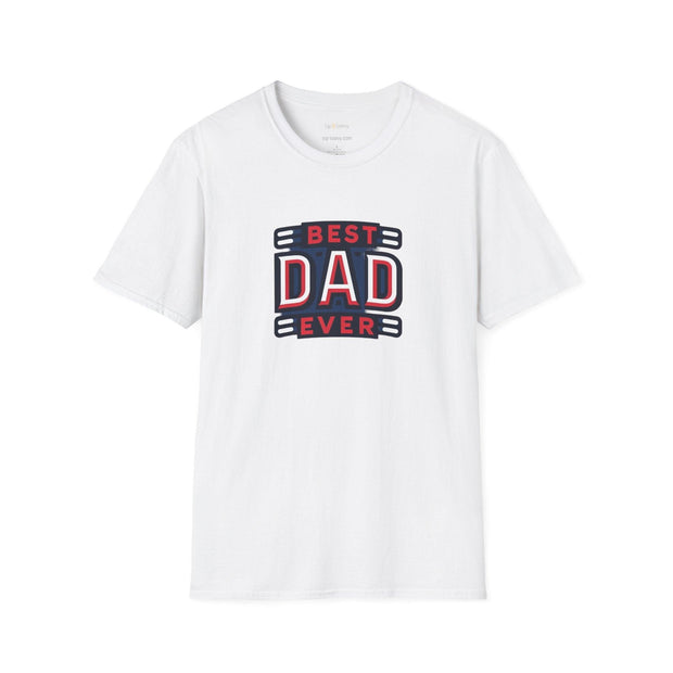 Best Dad Ever Unisex Softstyle T-Shirt - Sip-Saavy 