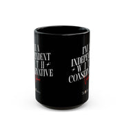 Black Independent Mug 15 oz