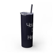 Your Design Here Skinny Tumbler with Straw, 20oz - Sip-Saavy 