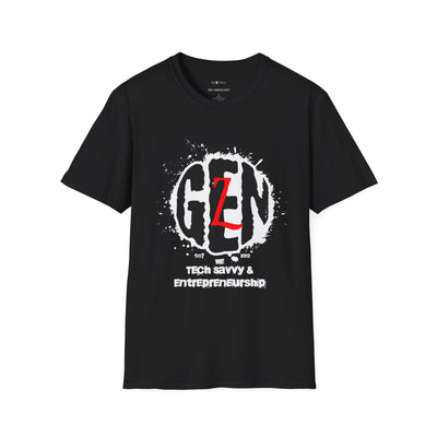 Gen Z Black T-Shirt - Sip-Saavy 