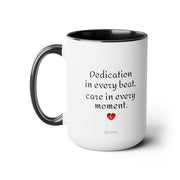 Nurses are the Heartbeat Coffee Mugs, 15oz - Sip-Saavy 