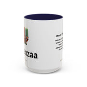 Imani 15oz Kwanzaa 2 tone Mug