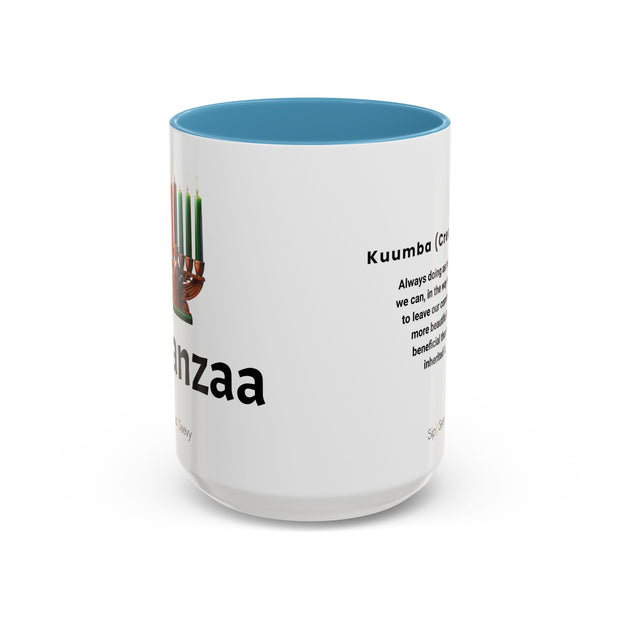 Kuumba 15oz Kwanzaa 2 tone Mug