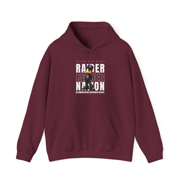 All Black Duck Raider Nation Hoodie