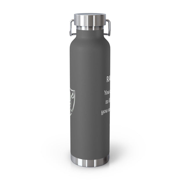 Raiders - "Respect" Insulated Bottle, 22oz - Sip-Saavy 