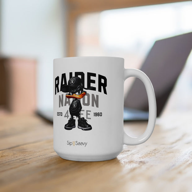 White Raider Nation Mug (15oz)