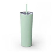 Your Design Here Skinny Tumbler with Straw, 20oz - Sip-Saavy 