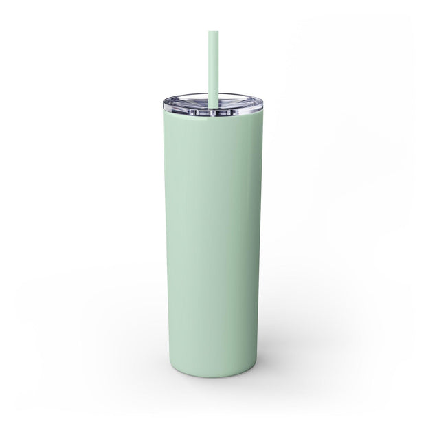 Your Design Here Skinny Tumbler with Straw, 20oz - Sip-Saavy 