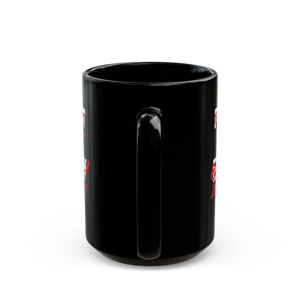 Protect your Energy Black Mug 15oz - Sip-Saavy 