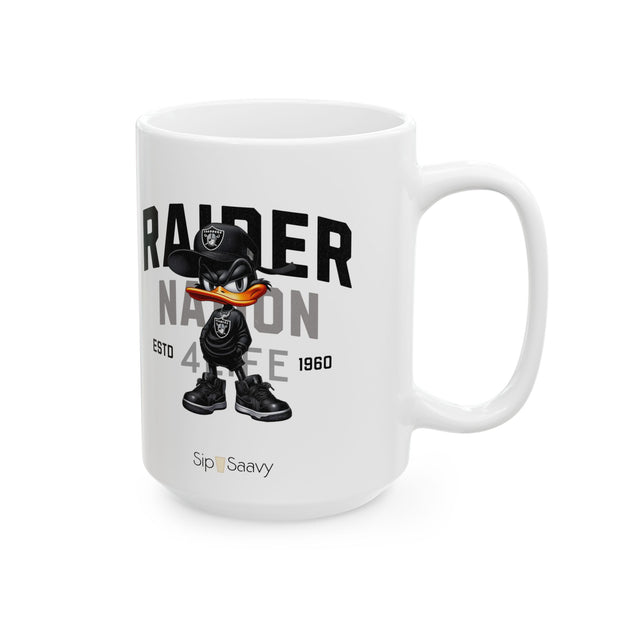 White Raider Nation Mug (15oz)