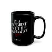 Black Independent Mug 15 oz