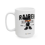 White Raider Nation Mug (15oz)