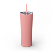 Your Design Here Skinny Tumbler with Straw, 20oz - Sip-Saavy 