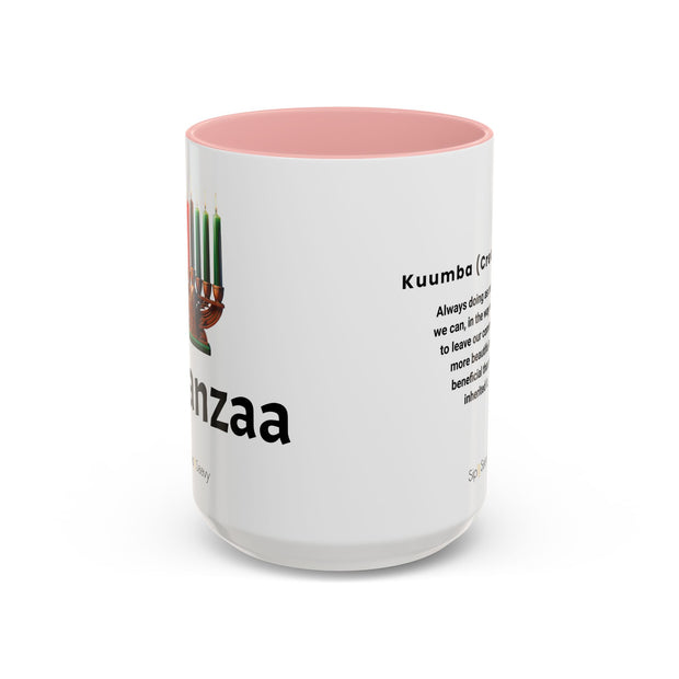 Kuumba 15oz Kwanzaa 2 tone Mug