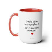 Nurses are the Heartbeat Coffee Mugs, 15oz - Sip-Saavy 