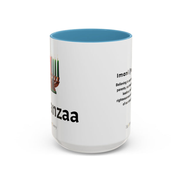 Imani 15oz Kwanzaa 2 tone Mug