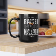 All Black Duck Raider Nation Mug 15oz - Sip-Saavy 