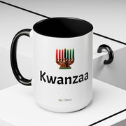 Imani 15oz Kwanzaa 2 tone Mug