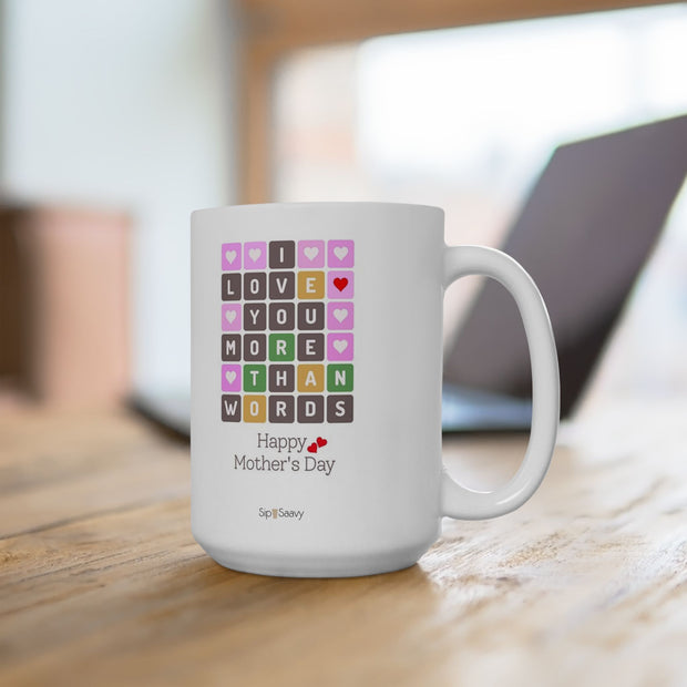 Puzzle-Theme Ceramic Mug | Perfect Gift for Friends & Puzzles Lovers