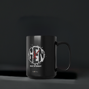 All Black Gen X Mug 15oz - Sip-Saavy 